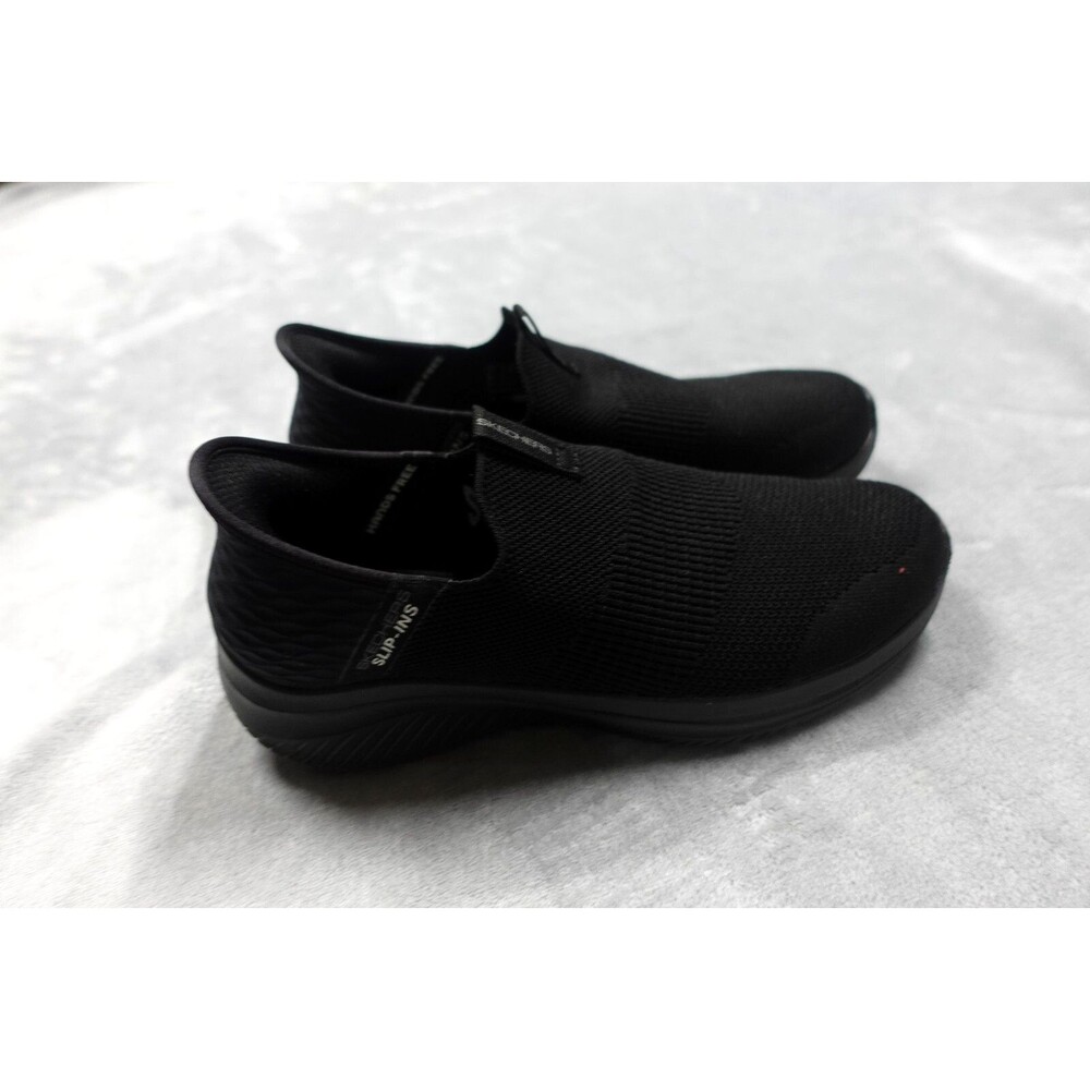 Skechers Women's Slip Ins Ultra Flex 3.0 Cozy Streak Shoes Black Size 7